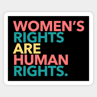 Women's Rights are Human Rights (boho 2) Sticker